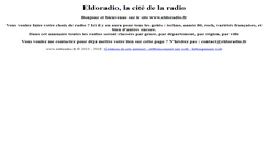 Desktop Screenshot of eldoradio.fr