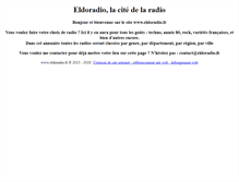 Tablet Screenshot of eldoradio.fr